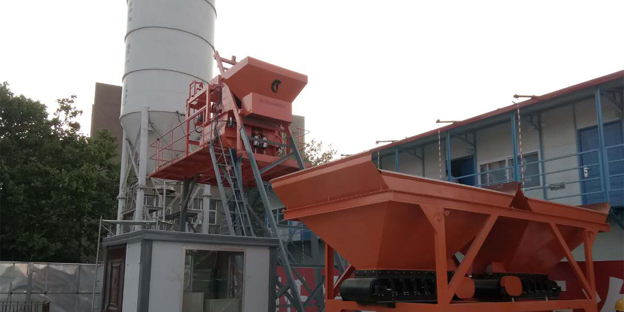 Смесительный завод HZS35