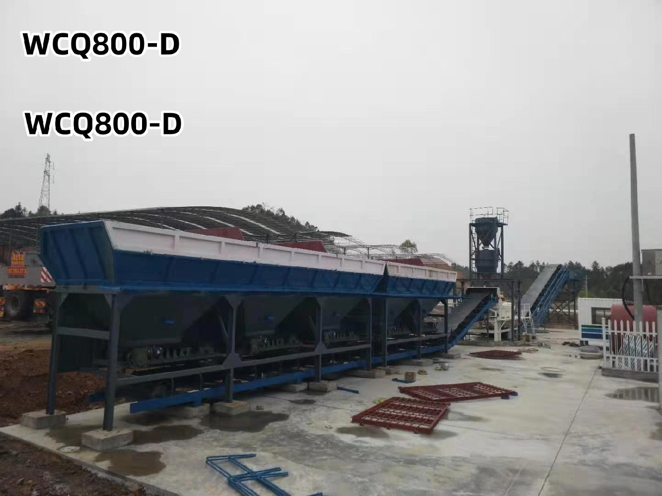 Установка для смешивания стабилизированного грунта WCQ800-D