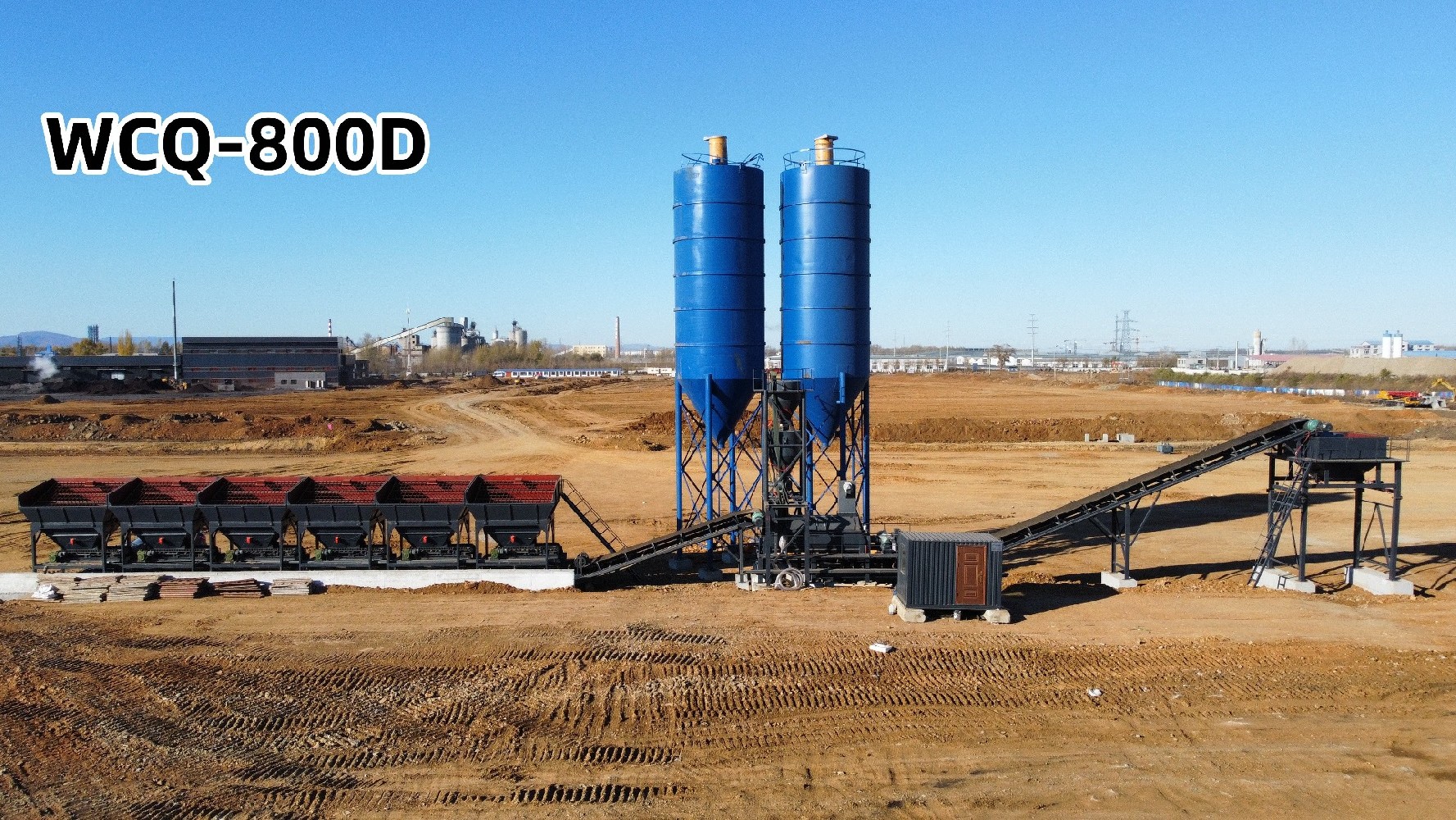 Установка для смешивания стабилизированного грунта WCQ-800D