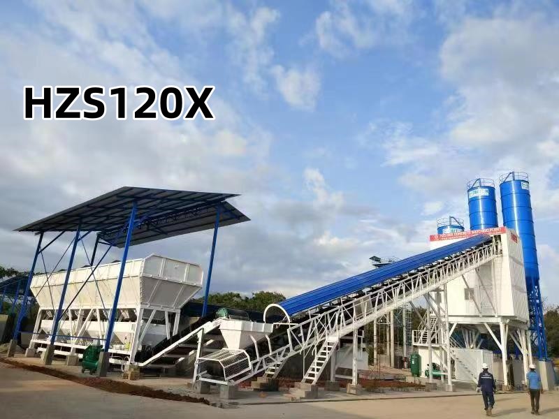Смесительный завод HZS120X